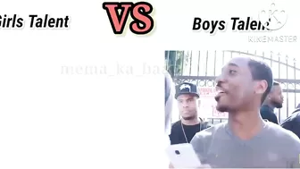 Girls Talent VS Boys Talent #meme #funny #talent #lol