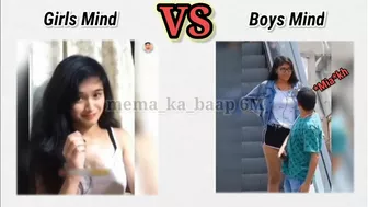 Girls Mind VS Boys Mind #meme #funny #mind #lol