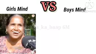 Girls Mind VS Boys Mind #meme #funny #mind #lol