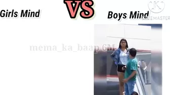 Girls Mind VS Boys Mind #meme #funny #mind #lol