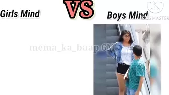 Girls Mind VS Boys Mind #meme #funny #mind #lol