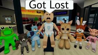 EL GATO AND BLUEY GET LOST | Funny Roblox Moments | Brookhaven ????RP