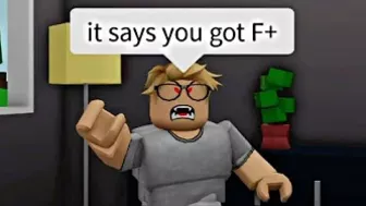 When you get your report card (meme) ROBLOX