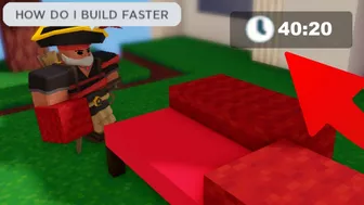 The SLOWEST Builder EVER! (Roblox Bedwars)