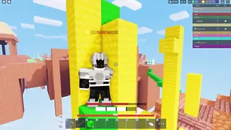 The SLOWEST Builder EVER! (Roblox Bedwars)