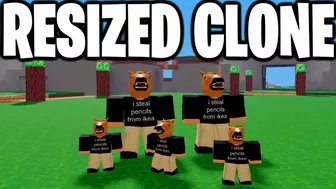 RESIZED CLONES Are OP.. (Roblox Bedwars)