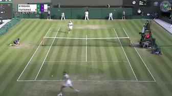 Nick Kyrgios vs Stefanos Tsitsipas | Match Highlights | Wimbledon 2022