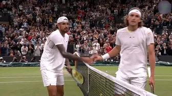 Match turns ugly between Nick Kyrgios and Stefanos Tsitsipas - Wimbledon 2022