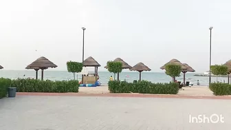 Day at beach in Ruwais || fun at beach with family & friends Abu dhabi #travelvlog #funatbeach