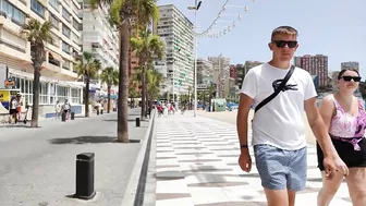 BENIDORM ???????? LEVANTE BEACH JULY 2022 Costa Blanca SPAIN Walking Tour 4K