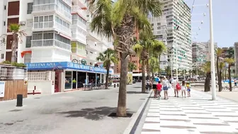 BENIDORM ???????? LEVANTE BEACH JULY 2022 Costa Blanca SPAIN Walking Tour 4K