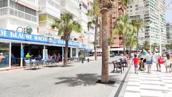 BENIDORM ???????? LEVANTE BEACH JULY 2022 Costa Blanca SPAIN Walking Tour 4K