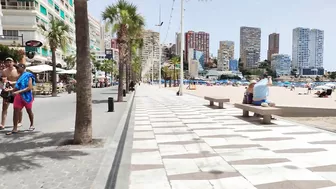 BENIDORM ???????? LEVANTE BEACH JULY 2022 Costa Blanca SPAIN Walking Tour 4K