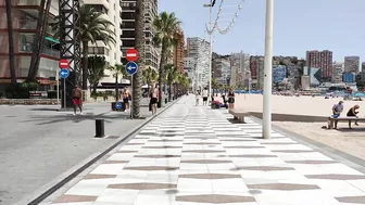 BENIDORM ???????? LEVANTE BEACH JULY 2022 Costa Blanca SPAIN Walking Tour 4K