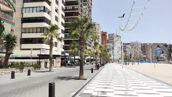 BENIDORM ???????? LEVANTE BEACH JULY 2022 Costa Blanca SPAIN Walking Tour 4K