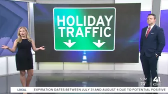 Leave early to avoid travel delays on Fourth of July