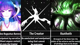 Anime Gods That Are Basically Invincible