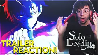 ECCO FINALMENTE L'ANIME! SOLO LEVELING TRAILER REACTION!