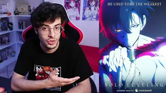 ECCO FINALMENTE L'ANIME! SOLO LEVELING TRAILER REACTION!