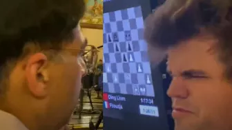 Magnus Carlsen and Vishy Anand Quickly Analyze Candidates Games When They Meet