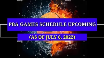 PBA STANDINGS TODAY AS OF JULY 4, 2022 | PBA GAMES SCHEDULE UPCOMING | PBA SCHEDULE TODAY | PBA