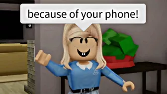 When your mom can't stop blaming your phone (meme) ROBLOX