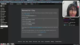 ROBLOX BANNED ME