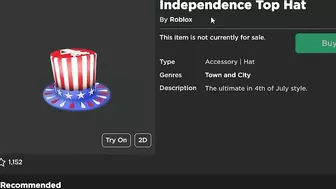 Roblox Fourth of July Sale