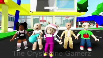 DAYCARE BUT THE CRYSTALLINE GAMERZ ARE THERE | Funny Roblox Moments | Brookhaven ????RP