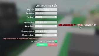 I Spent 15k Robux On Custom Nametags... (Roblox Combat Warriors)