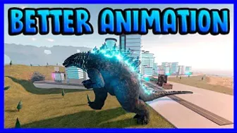 GODZILLA 2019'S PRIMAL CHARGE ATTACK IMPROVED ANIMATION! - Roblox Kaiju Universe