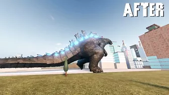 GODZILLA 2019'S PRIMAL CHARGE ATTACK IMPROVED ANIMATION! - Roblox Kaiju Universe