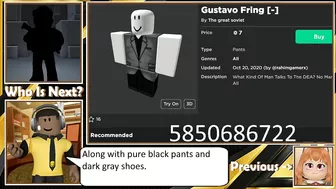 How to make Gustavo Fring in Roblox