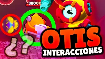 ¡¿OTIS CONGELA LA I.K.E?????! ¡????INTERACCIONES de OTIS que DEBES CONOCER en BRAWL STARS????!