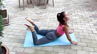 Home workout for stretching