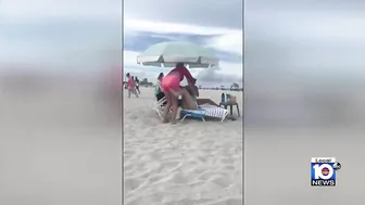 Police in Miami Beach search for woman behind unprovoked attack on beachside tourist