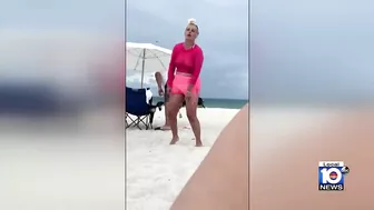 Police in Miami Beach search for woman behind unprovoked attack on beachside tourist