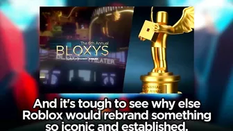 Roblox REPLACED the Bloxy Awards?