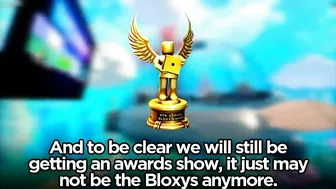 Roblox REPLACED the Bloxy Awards?