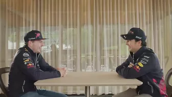 The Laughing Challenge With Max Verstappen and Sergio Perez