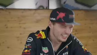 The Laughing Challenge With Max Verstappen and Sergio Perez