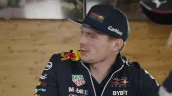 The Laughing Challenge With Max Verstappen and Sergio Perez