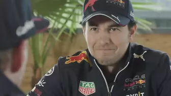 The Laughing Challenge With Max Verstappen and Sergio Perez