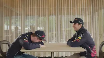 The Laughing Challenge With Max Verstappen and Sergio Perez