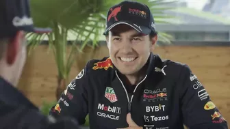 The Laughing Challenge With Max Verstappen and Sergio Perez