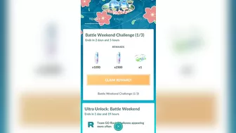 Speedruning New "Battle Weekend Challenge" and got most rare Demanded Shiny...... ???? Pokemon go