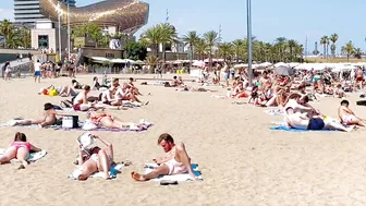 Beach Somorrostro/ Barcelona beach walk ????walking Spain best beaches ????????