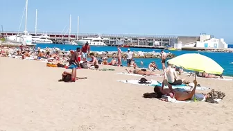 Beach Somorrostro/ Barcelona beach walk ????walking Spain best beaches ????????