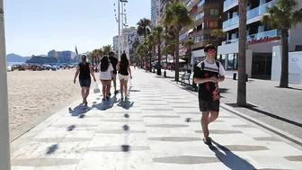 BENIDORM ???????? LEVANTE BEACH JULY 2022 Costa Blanca SPAIN Walking Tour 4K