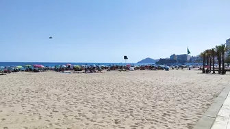 BENIDORM ???????? LEVANTE BEACH JULY 2022 Costa Blanca SPAIN Walking Tour 4K